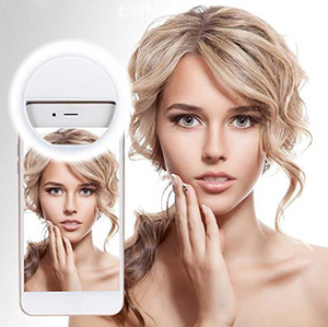 Anillo de luz led con 36 LEDs para estudio fotográfico, accesorio fotográfico de iluminación recargable con soporte para móvil, perfecto para selfis y vídeos de maquillaje en directo - Product Image 3