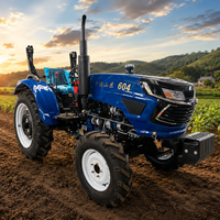 Traktor Pertanian Multiguna 4WD 50HP 60HP 80HP Berbahan Bakar Diesel Bersertifikasi ISO untuk Pertanian