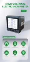 EastSong ES600E-S Bersertifikat CE Kelas 0.2S Pengukuran Parameter Listrik Lengkap Meter Energi AC Tiga Fasa untuk EMS/BAS/IOT