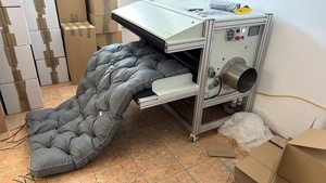 Machine d'emballage pneumatique multifonction automatique pour oreillers et films plastiques, contrôlée par PLC, petite taille - Product Image 2