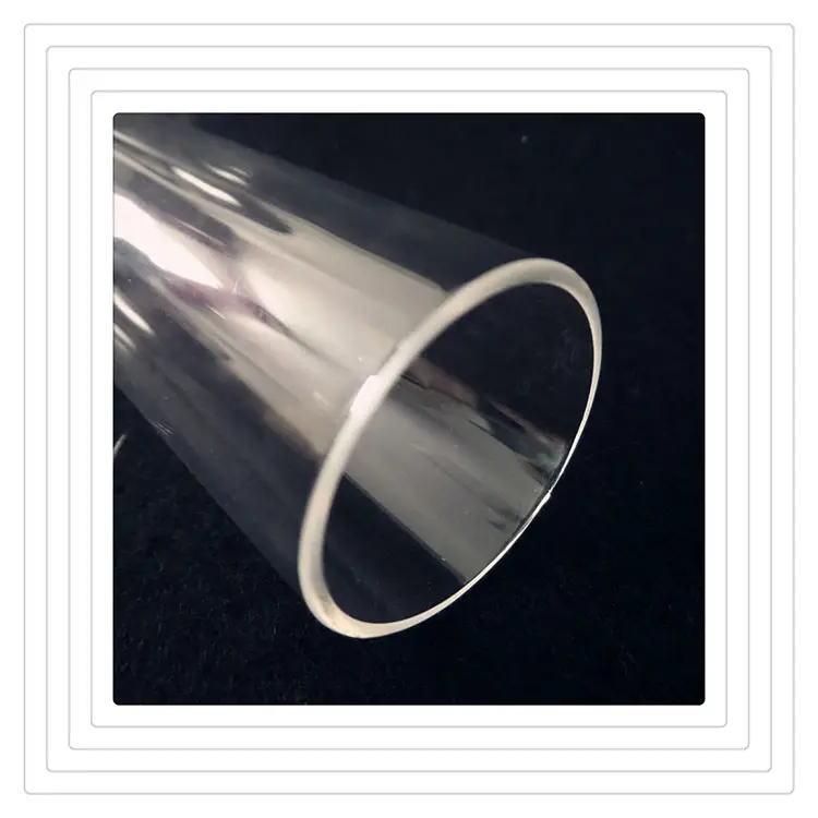 Hochwertiges Quarzglas rohr mit großem Durchmesser Quarz rohr für Labortests