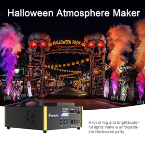 Máquina de Humo SHEHDS LED de 1500W, 24x3W RGB, con Control Remoto DMX512, Columna de Aire para Escenarios, Conciertos y Eventos - Product Image 3