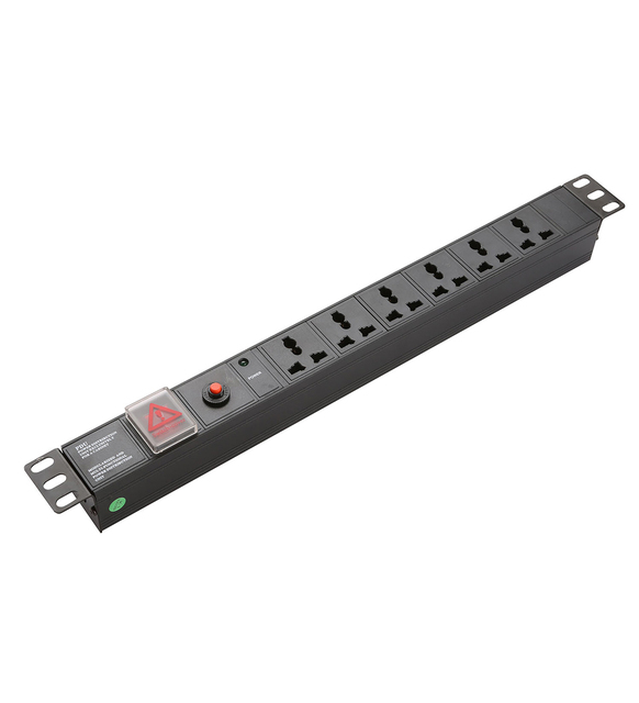 LE Data Center Power Distribution Rack Mount Power Strip 6 Way Pdu Unit Distribution