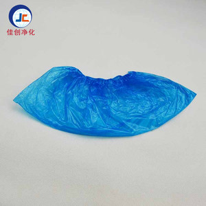 כיסויי נעליים חד פעמיים בצבע כחול, מידה M, עם סגירת סנאפ, מגן בוהן מרוכב, בד לא ארוג, עמיד למים - Product Image 4