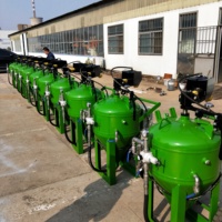 Équipement de sablage à sec et humide facile à utiliser, sablage sans poussière, machine de sablage avec billes d'acier et nettoyage par pression d'air