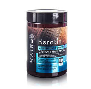 Masque capillaire à la kératine 1000 ml pour cheveux abîmés - Product Image 1