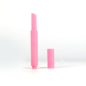 Contenedores de tubo de lápiz labial corrector Click rosa con logotipo personalizado para bálsamo labial - Product Image 4