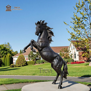 Escultura de Caballo de Bronce de Tamaño Real TREVI en Oferta para Decoración de Exteriores - Product Image 1