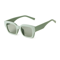 ADE WU STY3974 Lunettes de soleil tendance pour femmes, grande monture carrée, lunettes vintage blanches, écaille de tortue, logo personnalisé, lunettes