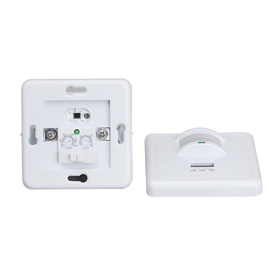 Sensore di Movimento e Posizione PIR LED Tecnologia a 3 Fili Bianco Infrarossi Montaggio a Filo Rilevamento 9m 220-240V AC - Product Image 2