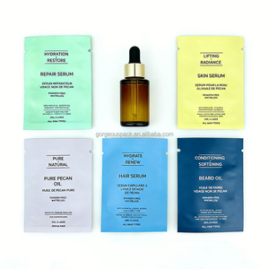 Bolsa de Mylar Personalizada Impresa con Sellado de 3 Lados, Bolsa de Aluminio para Cosméticos, Muestras de Cuidado de la Piel, Sobres para Crema Facial, Mini Bolsa - Product Image 1