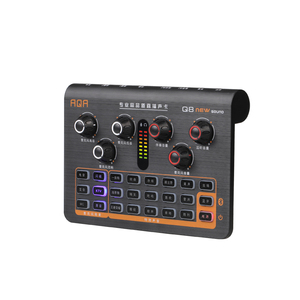 Teyun Q8 micro bên ngoài màu xanh răng Card âm thanh điện thoại di động thiết bị ghi âm trực tiếp Micro la hét không dây Effector Card âm thanh giao diện ứng dụng - Product Image 3