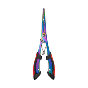 Extended straight-nose lure <b>pliers</b> <b>set</b>, stainless steel fishing <b>pliers</b>, multi-functional fishing shears for hook removal, line - Product Image 2