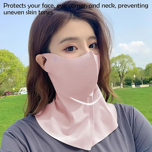 Écharpe <span class=keywords><strong>de</strong></span> cou respirante et rafraîchissante pour activités <span class=keywords><strong>de</strong></span> plein air, protection solaire estivale, couvre bouche, <span class=keywords><strong>nez</strong></span> et yeux, masque rafraîchissant pour le visage - Product Image 2