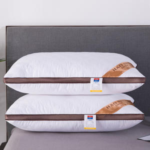 Groothandel zachte luxe hotelkussen kern op maat gemaakte quilted polyestervezel gevulde ergonomische antibacteriële nek kussen bed - Product Image 3