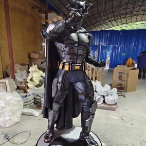 Sculpture de personnage de film animé en fibre de verre en plein air le chevalier noir pour la décoration de la maison en résine statue de cinéma - Product Image 6