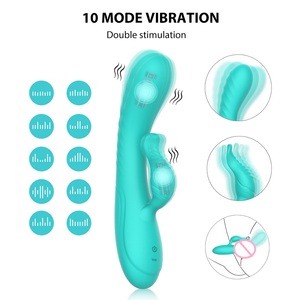 Vendita calda donne vibratore giocattoli adulti del sesso doppia testa vibrante pressa massaggio <span class=keywords><strong>Vegina</strong></span> Sexshop vibratore giocattolo per le donne - Product Image 2
