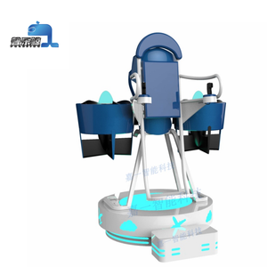 Sản phẩm <span class=keywords><strong>hot</strong></span> kim loại trong nhà 9dvr thực tế ảo chuyến bay mô phỏng 360 xoay VR trò chơi để bán - Product Image 2