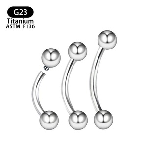 Youkeen Bijoux de <span class=keywords><strong>piercing</strong></span> en titane : Barbell incurvé, mini <span class=keywords><strong>anneau</strong></span> de sourcil, <span class=keywords><strong>labret</strong></span> <span class=keywords><strong>vertical</strong></span>, <span class=keywords><strong>anneau</strong></span> pour lèvre, oreille, rook, nombril - Product Image 2