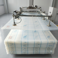 Feuille acrylique à haute transmission 96*48 pouces, taille personnalisée pour la décoration de fenêtres et la protection de sécurité