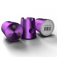 Vagrinders Nouveau Design Accessoires Fumeurs en Gros Cendrier Magnétique Unique en Aluminium avec Étiquette Accessoires Fumeurs