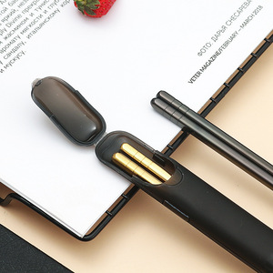 Logotipo personalizado chino de acero inoxidable boda <span class=keywords><strong>al</strong></span> <span class=keywords><strong>por</strong></span> <span class=keywords><strong>mayor</strong></span> reutilizable Sushi embalaje regalo <span class=keywords><strong>palillos</strong></span> de metal - Product Image 2