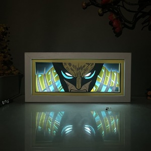 Lampes à LED découpées en papier <span class=keywords><strong>Marvel</strong></span> avec logo personnalisé-Spider-Man Iron Man <span class=keywords><strong>Thor</strong></span> Deadpool Veilleuses avec sculpture en 3D - Product Image 1
