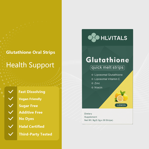 Oral Strips Supplement OEM ODM Private Label GMP Energy Vitamin <b>Protein</b> Melatonin Sleep Glutathione Dissolving Film Strips - Product Image 3