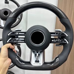 <span class=keywords><strong>Volant</strong></span> libellule en carbone forgé de luxe pour Mercedes classe a W177 <span class=keywords><strong>AMG</strong></span> mise à niveau de <span class=keywords><strong>volant</strong></span> de voiture de <span class=keywords><strong>Performance</strong></span> personnalisée - Product Image 2