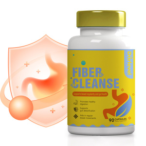 Cápsulas de Limpeza de Fibra Saudável Melhor Pó de Casca de Psyllium Aumento de Fibra Dietética para Suporte Intestinal - Product Image 2