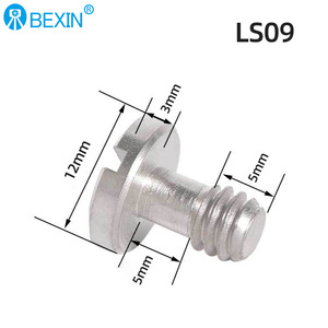 Bexin 1/4 Inch <b>Flat</b> Head <b>Screw</b> For Camera Tripod Quick Release Plate Iron Material Lightweight Design - Product Image 5