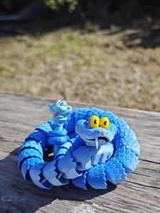 Juguete de Impresión 3D 2025, Serpiente de Zootopia, Linda Serpiente de Ojos Grandes, Figura de Gary de la Película Zootopia - Product Image 2