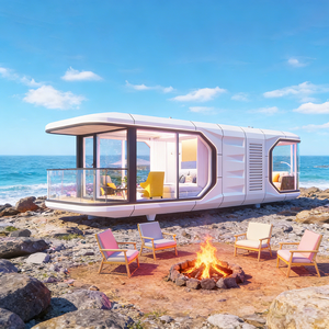 Maison préfabriquée luxueuse et portable <span class=keywords><strong>en</strong></span> acier, panneaux sandwich, étanche, prête à être expédiée, hôtel capsule <span class=keywords><strong>en</strong></span> conteneur, villa <span class=keywords><strong>de</strong></span> vacances, bureau - Product Image 4