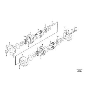 Excavator Hydraulic Gear <b>Pump</b> EC160C EC180C EC210C EC235C ECR235C ECR235D ECR235E FC2121C FC2421C Assembly VOE 14531869 Belparts - Product Image 3