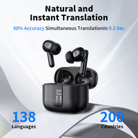 Écouteurs sans Fil de Traduction en Temps Réel V20, Casque à Réduction de Bruit pour Voyages, Fournisseur OEM de Casques de Traduction