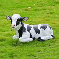 Vente flash : statue de vache laitière grandeur nature en fibre de verre, Pays-Bas, à vendre