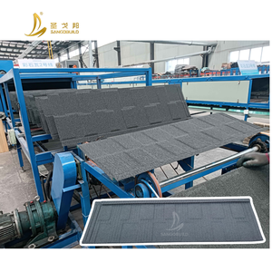Tejas Metálicas con Recubrimiento de Piedra de Doble Color, Diseño Moderno, Precio de Fábrica de Materiales de Construcción, Acero Galvanizado Impermeable para Hoteles - Product Image 3