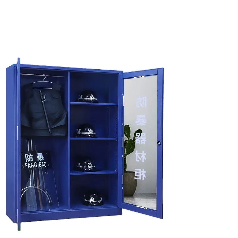 HUIYANG armoire de tuyau en métal bleu, prix bon marché pour armoire de contrôle d'incendie