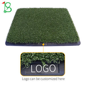 Tapis d'entraînement de golf en gazon artificiel avec base en caoutchouc, personnalisable pour l'entraînement en intérieur et en extérieur, Se 16 - Product Image 2