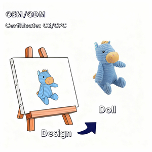 Özel Ucuz Peluş Köpek Çiğneme Oyuncakları Agresif Çiğneyiciler İçin Dayanıklı Yumuşak Gürültülü Evcil Hayvan Yavrusu İnteraktif Oyuncaklar Özel Logo ODM - Product Image 5