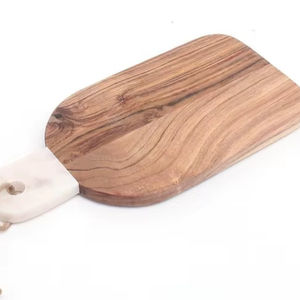 Tabla de Cortar de Madera Personalizada en Forma de Hoja de Arce, Tabla de Picar de Bambú para Manualidades - Product Image 1