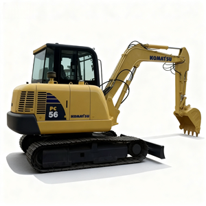 Machines d'occasion de pelle sur chenilles komatsu pc56 du Japon, machines de construction d'occasion de 6 tonnes, pelle sur chenilles komatsu pc56mini - Product Image 1
