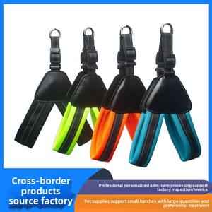 Correa de Paseo para Perros Personalizada, Acolchada, de Poliéster, con Arnés Triangular de Moda, Estilo Collar para Mascotas, para <span class=keywords><strong>Malinois</strong></span> y Golden Retriever - Product Image 3