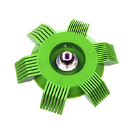 Brosse de nettoyage universelle et peigne à ailettes pour radiateur et condenseur, outil manuel de réfrigération