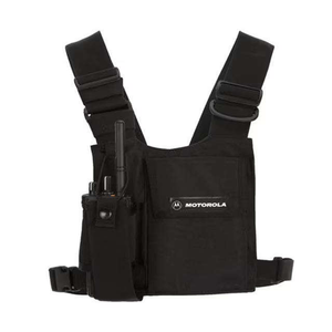 Sac de poitrine robuste en nylon pour radios Motorola portables, support mains libres, étui de remplacement HLN6602A - Product Image 2