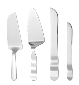 Factory-direct Stainless Steel Modern Minimalist Cake Spatula Mooncake <b>Knife</b> <b>Fork</b> Spoon Set - Product Image 6