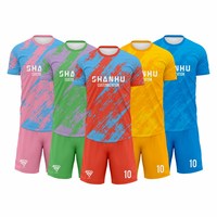 Ensemble d'uniformes de football personnalisés avec logo d'équipe, vêtements de sport, commandes en gros directes d'usine, faible MOQ, patch brodé pour propriétaires de marques