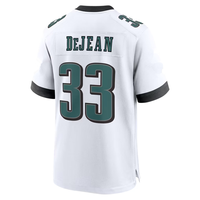 Philadelphie # 1 Hurts # 6 Smith # 26 Barkley # 33 Dejean # 55 Graham # Maillot de football brodé style joueur 98 Garter Jersey