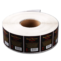 Étiquettes adhésives à bas prix d'usine, papier vinyle, code QR, code-barres, impression d'étiquettes en rouleau