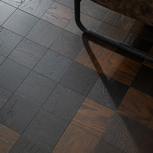 Elegante Suelo de Parqué de Teca con Diseño de Tablero de Ajedrez en Color Profundo, Madera Multicapa - Product Image 6
